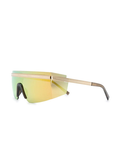 VERSACE Logo band Visor sunglasses outlook