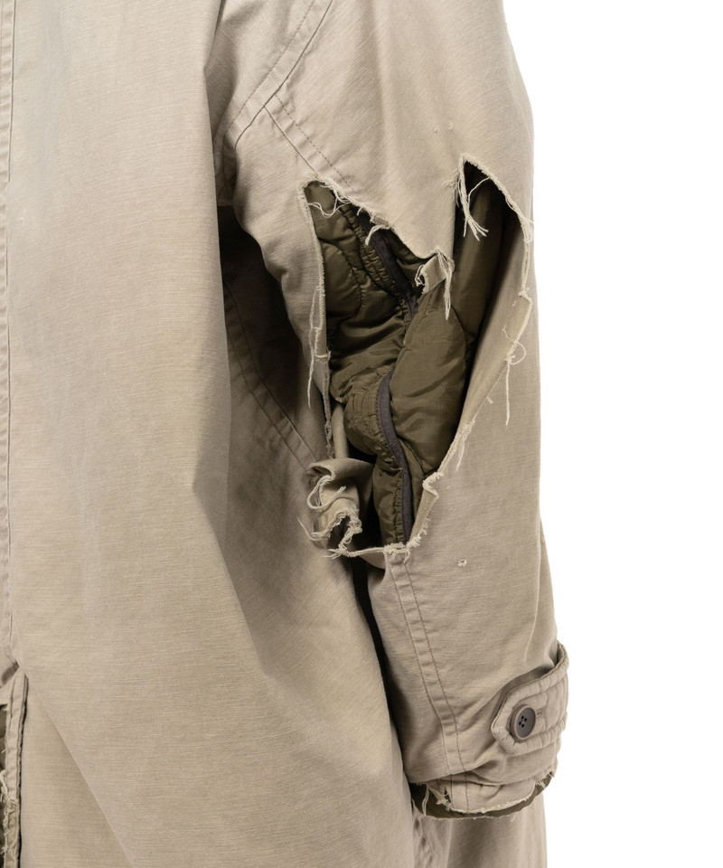 Distressed Balmacaan Coat 19