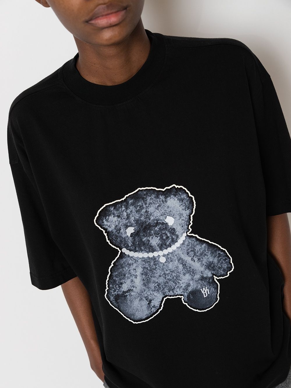 Pearl Necklace Teddy cotton T-shirt - 4