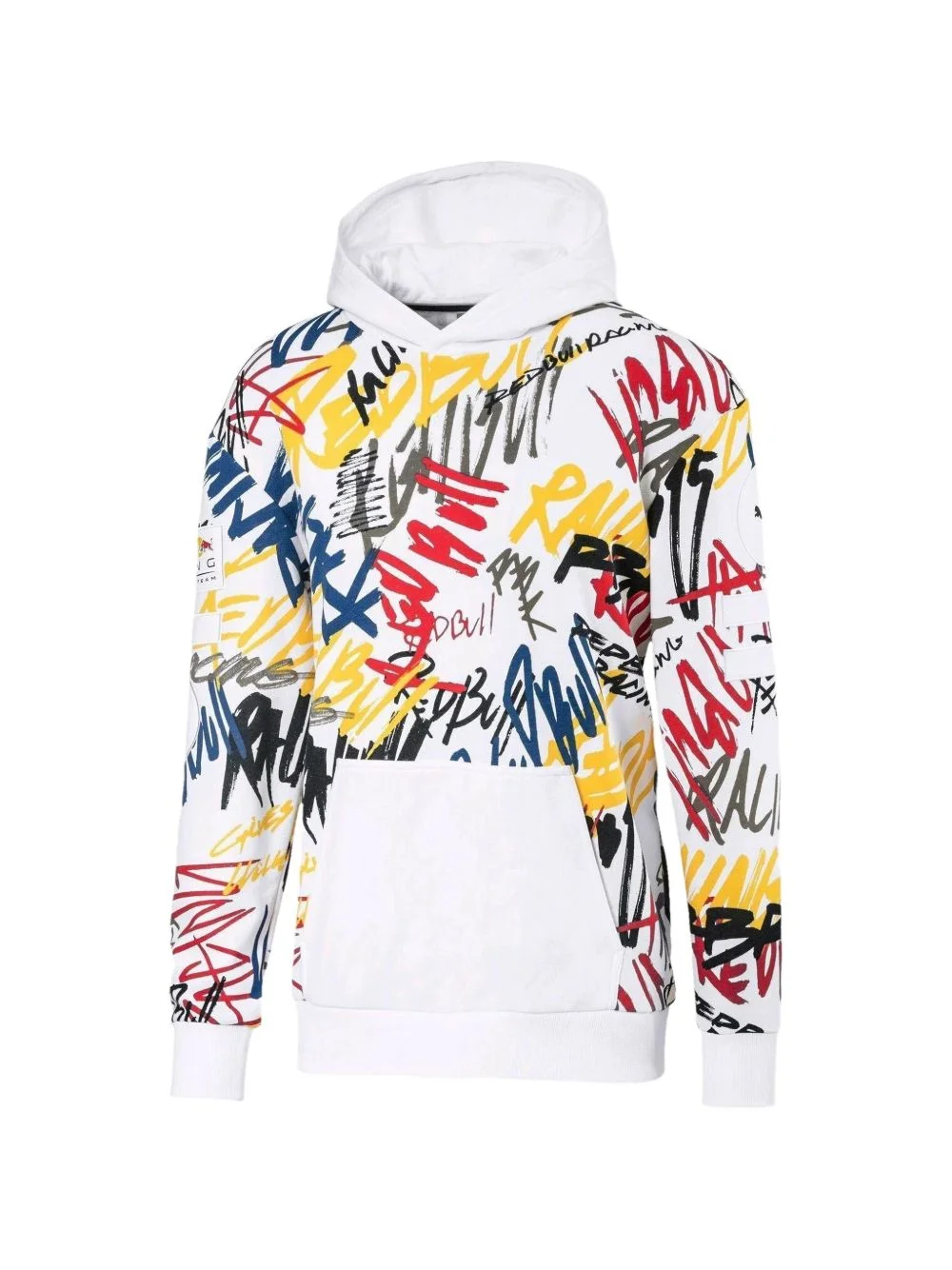red bull racing hooded graphic T-shirt - 1