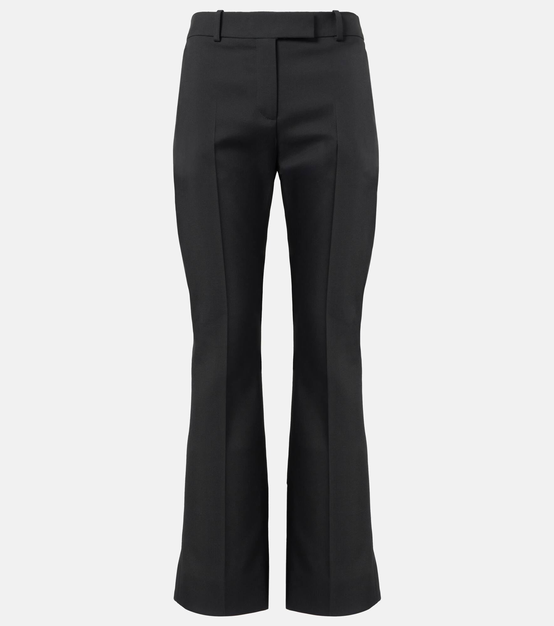 Kickback wool flared pants - 1