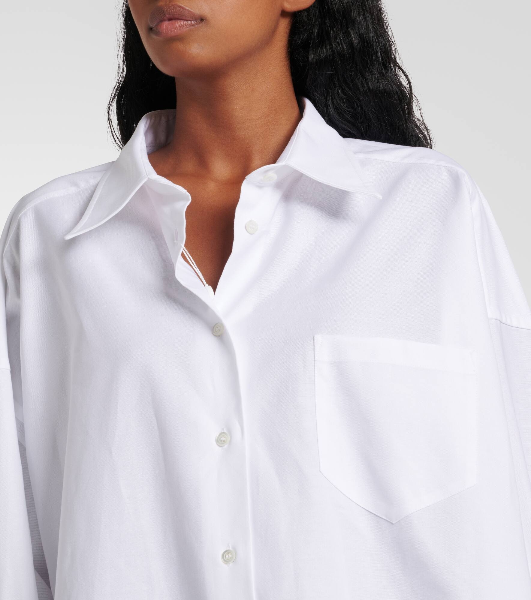 Oversized cotton shirt - 5