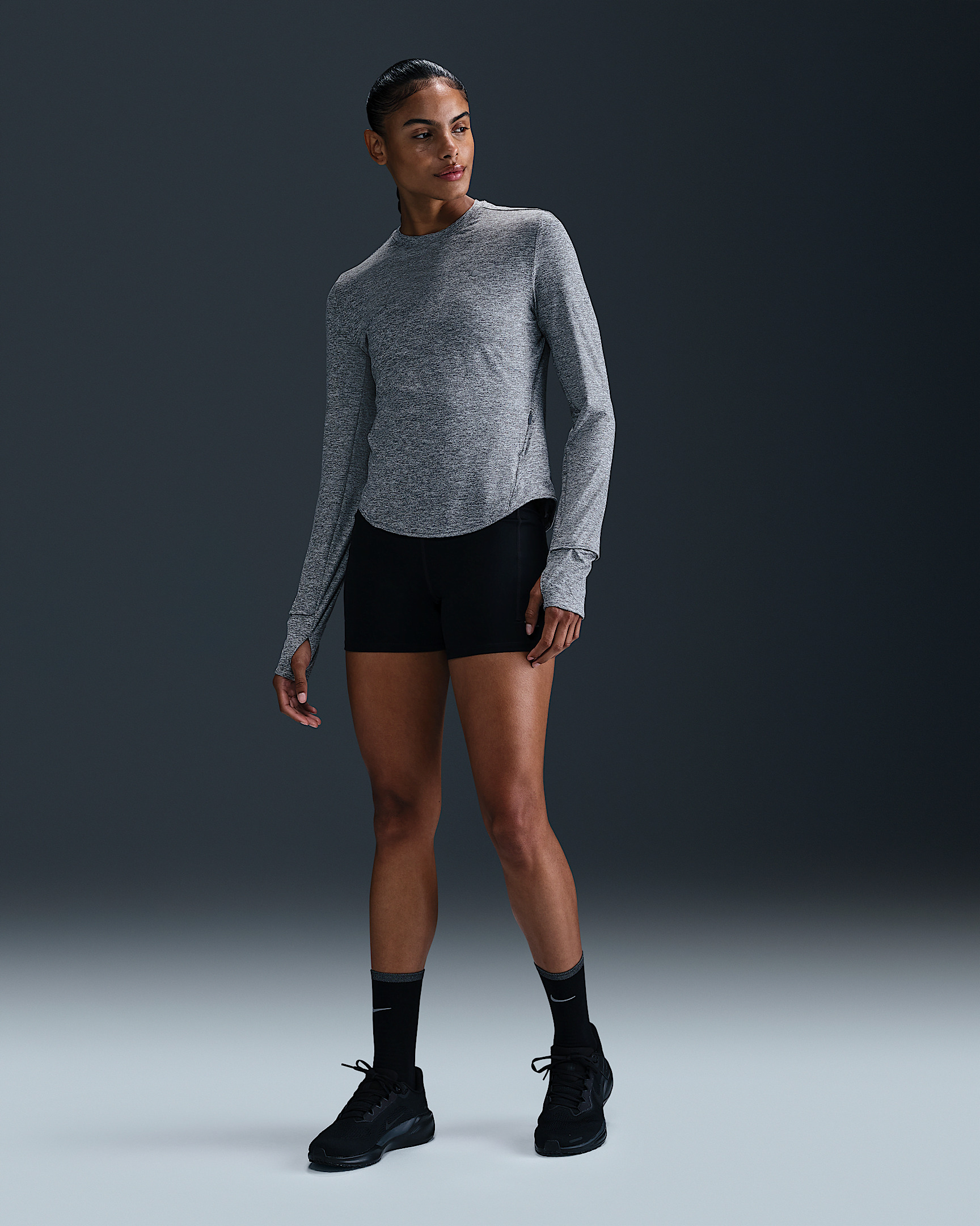 Nike Swift Women's Dri-FIT UV Long-Sleeve Crew-Neck Running Top - 4