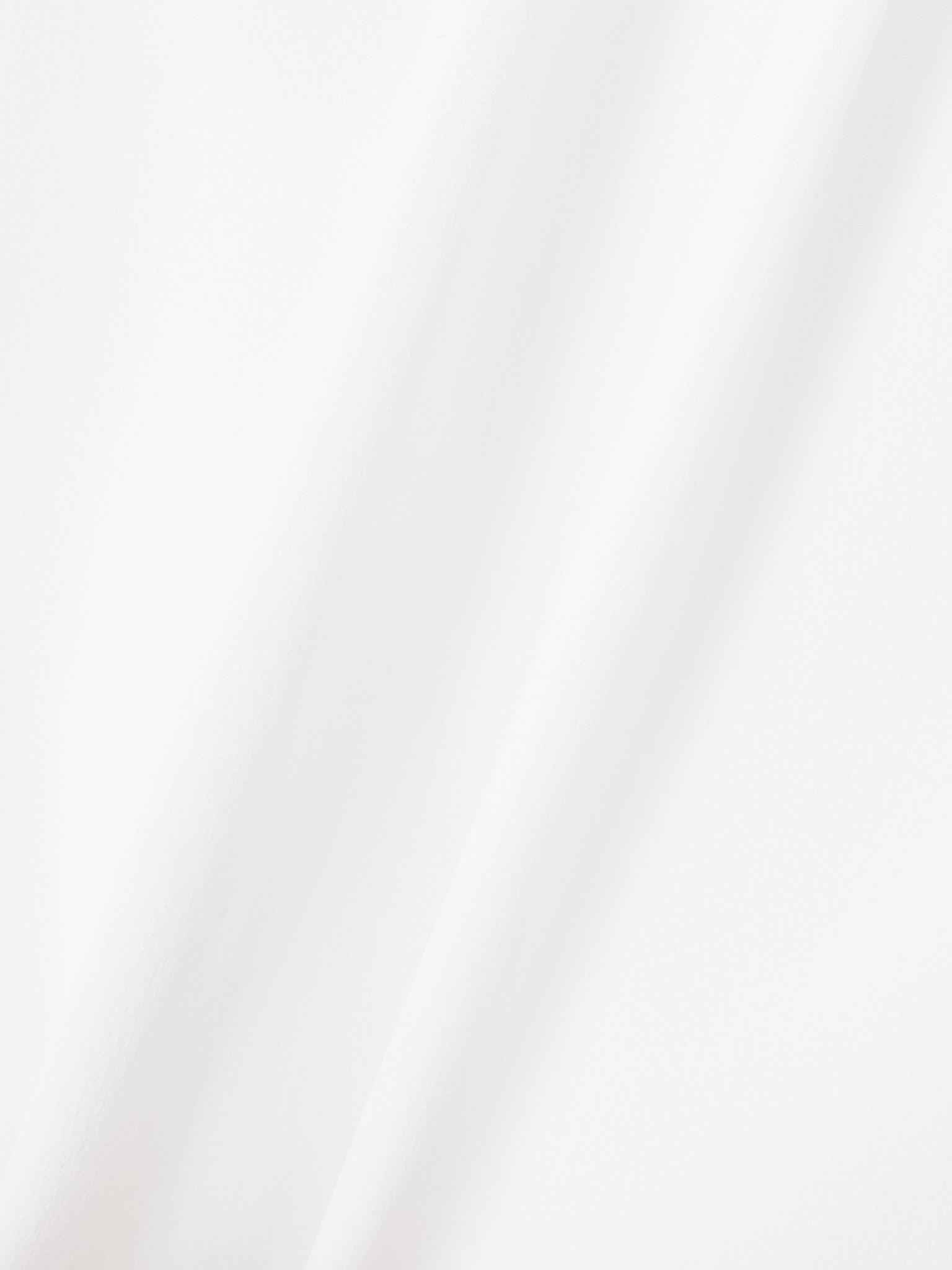 Ruffled lace-trimmed silk crepe de chine blouse Ivory - 5