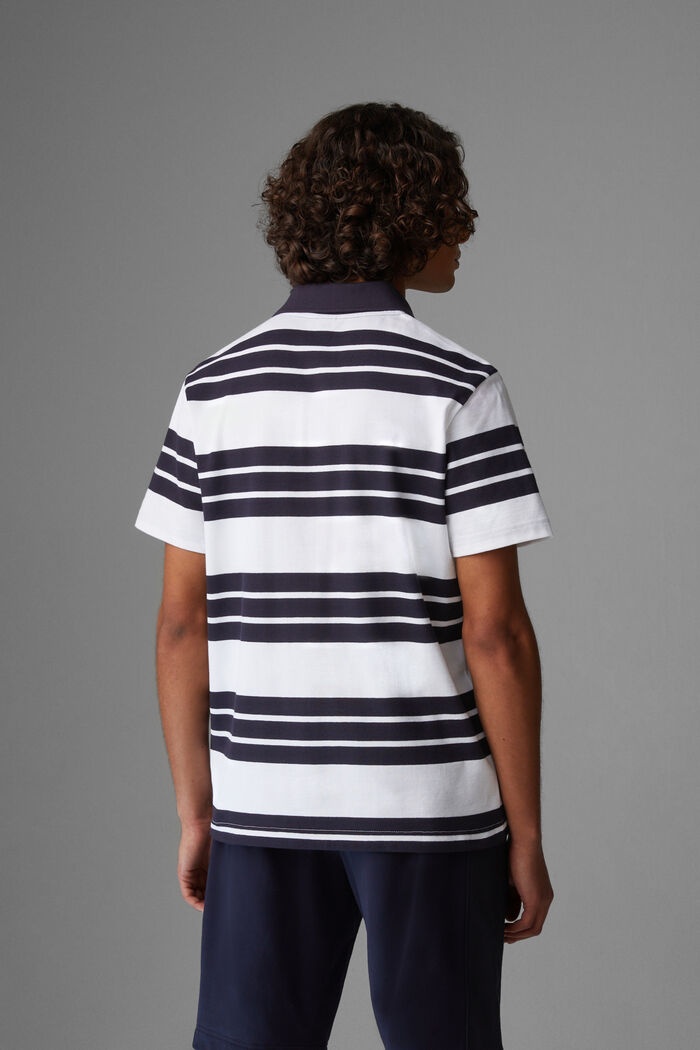 Ramon Polo shirt in Navy blue/White - 3