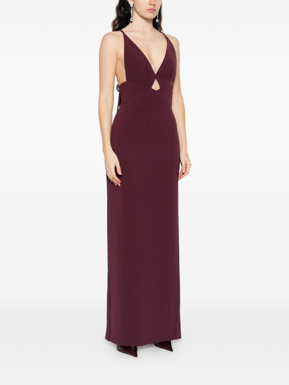 cross-back maxi dress - 3