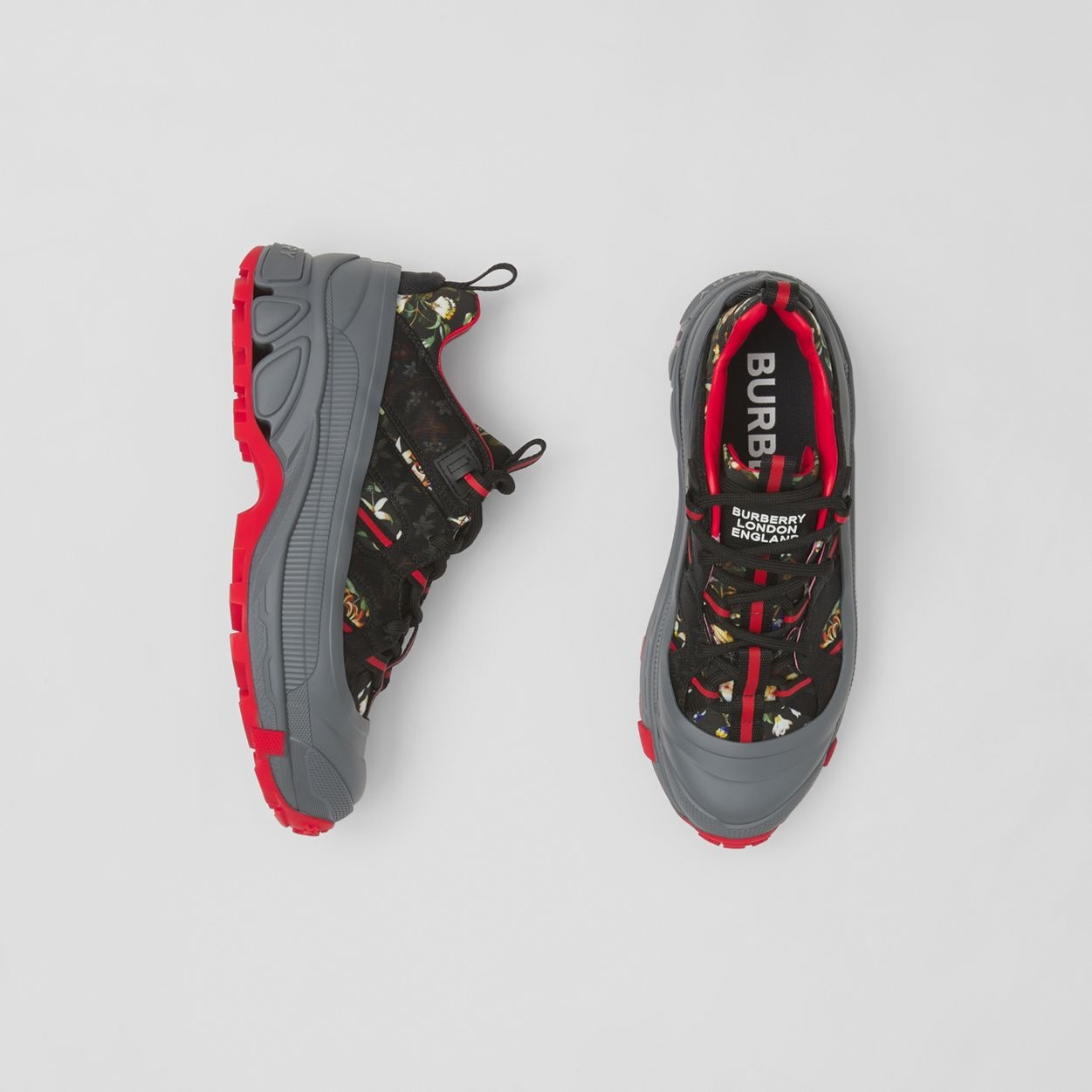 Floral Print Nylon Arthur Sneakers - 2