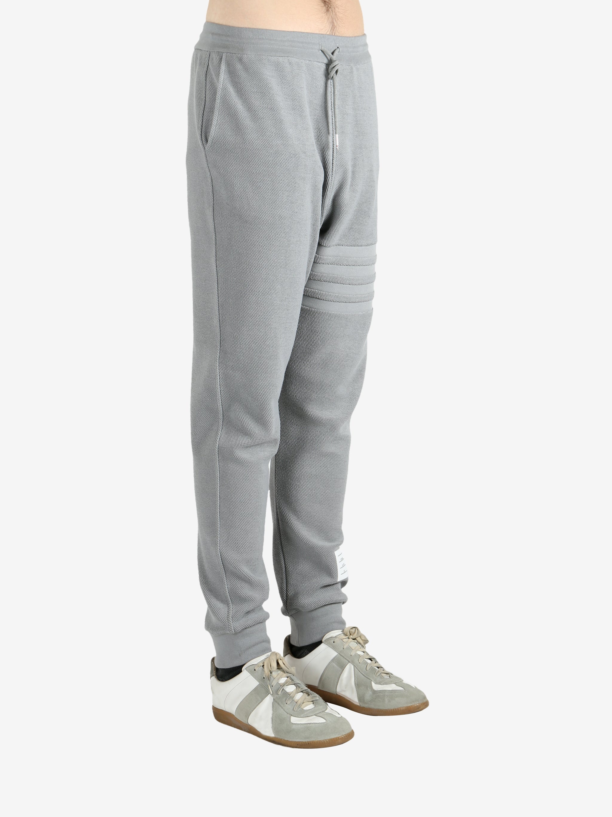 THOM BROWNE - Men Seamed In 4 Bar Stripe Sweatpants - 2