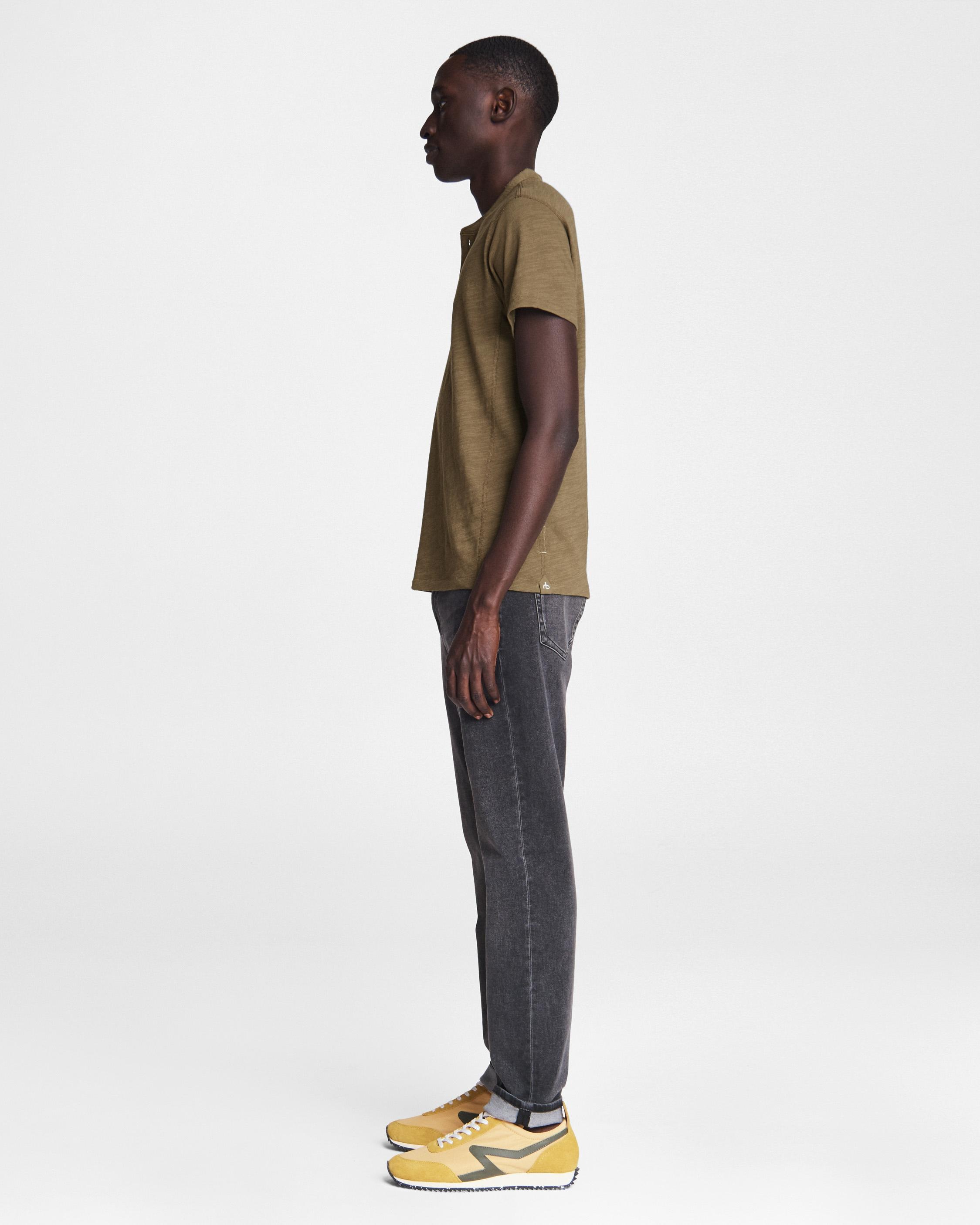 Classic Short Sleeve Henley
Cotton T-Shirt - 3