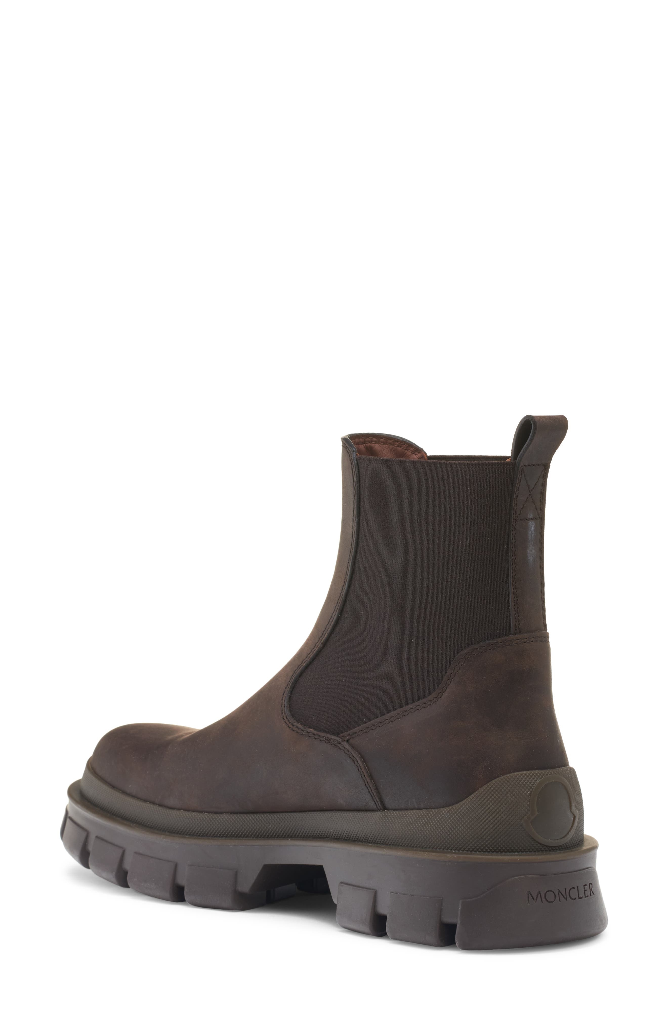 Moncler Hevea Lug Sole Chelsea Boot in Coffee Bean at Nordstrom - 2