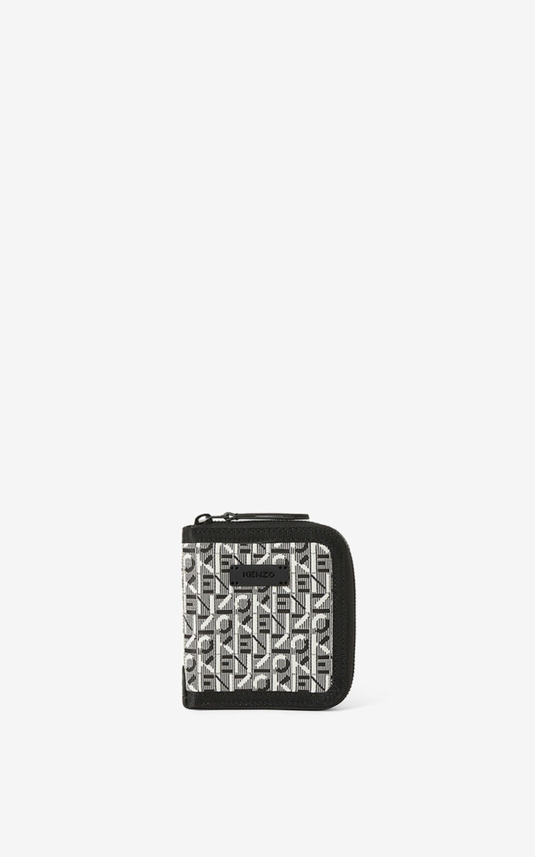 Courier small zipped jacquard wallet - 1