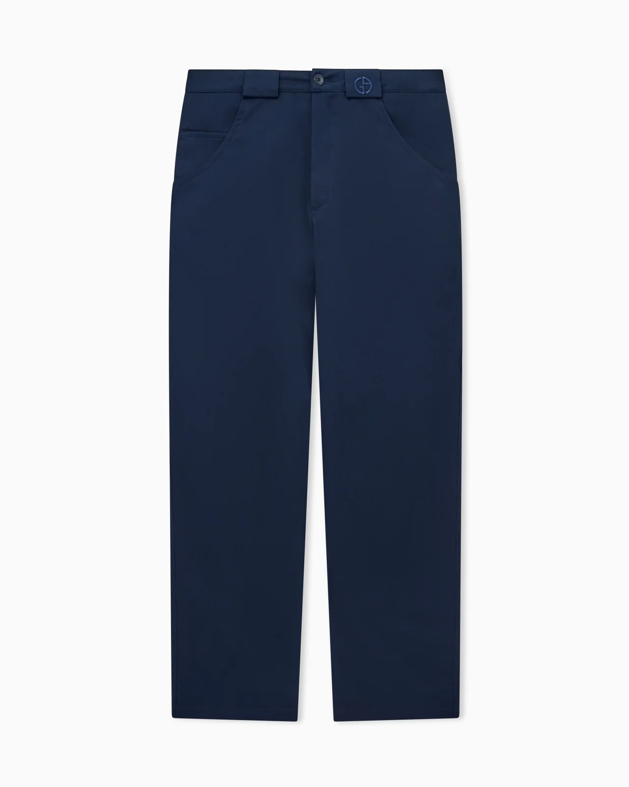 TROUSER REGULAR FIT IN STRETCH COTTON GABARDINE - 1