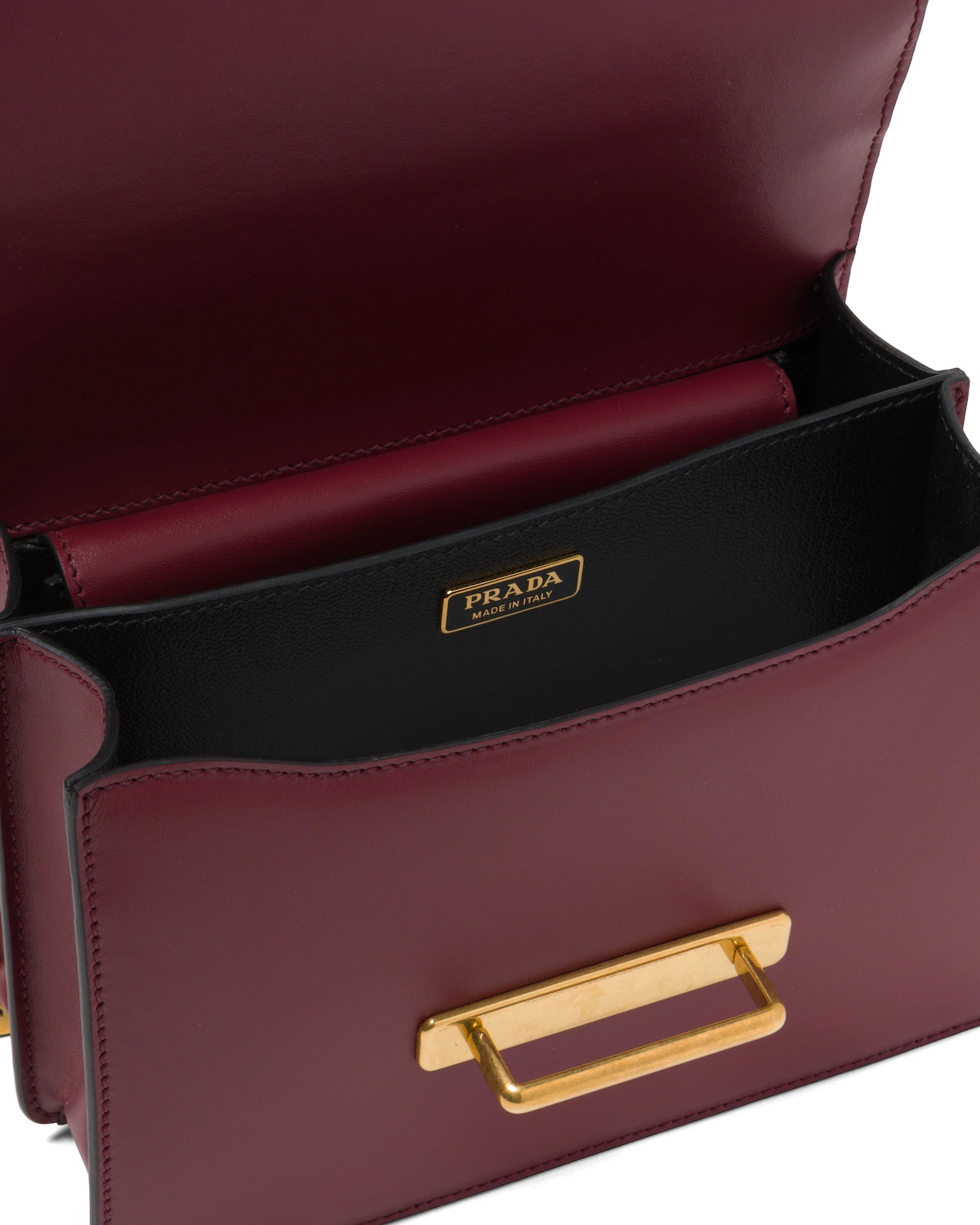 Leather Prada Cahier Bag - 5