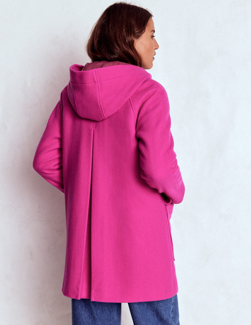 Swing Duffle Coat-Pink Peony 4