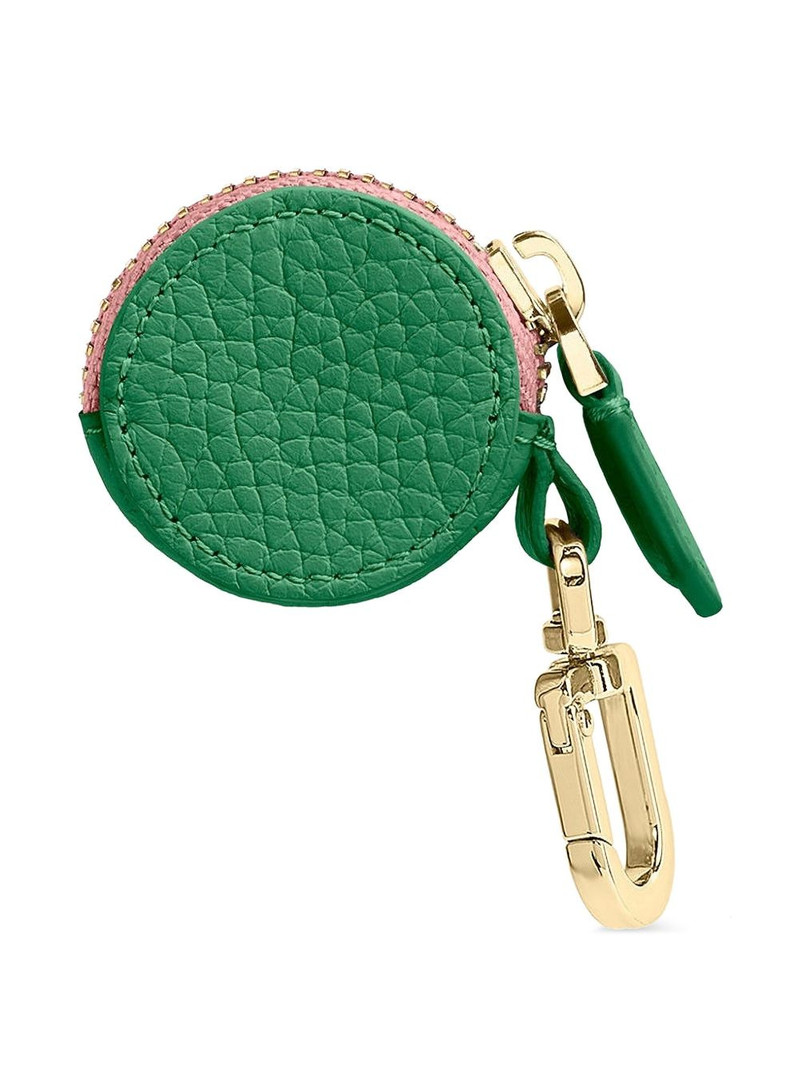 MAISON de SABRÉ zipped leather airtag charm outlook