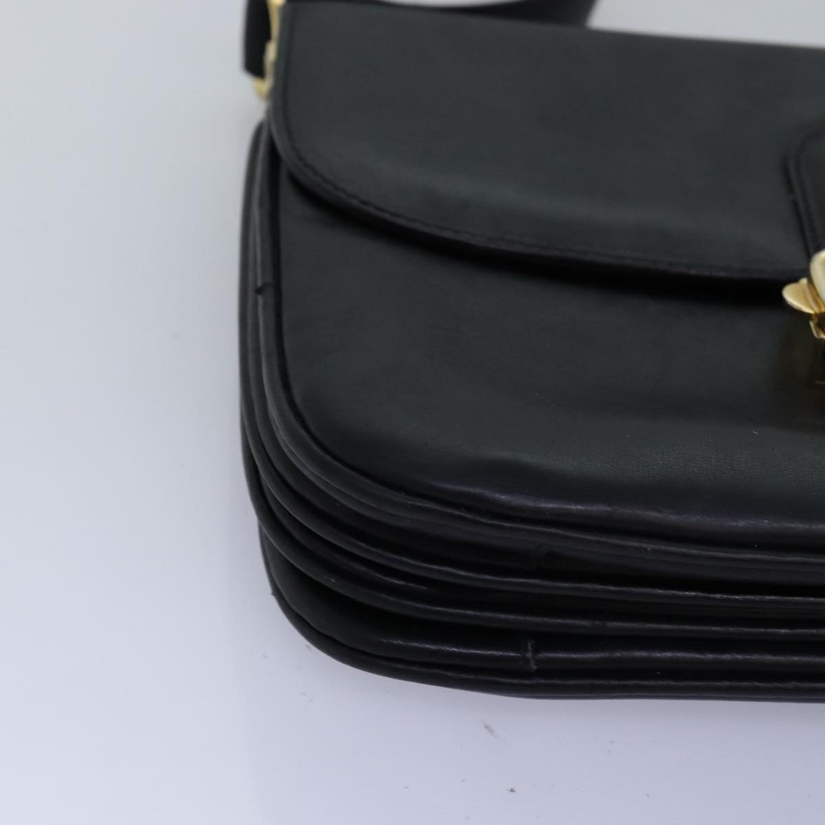 CELINE Horse Carriage Shoulder Bag Leather Black - 8
