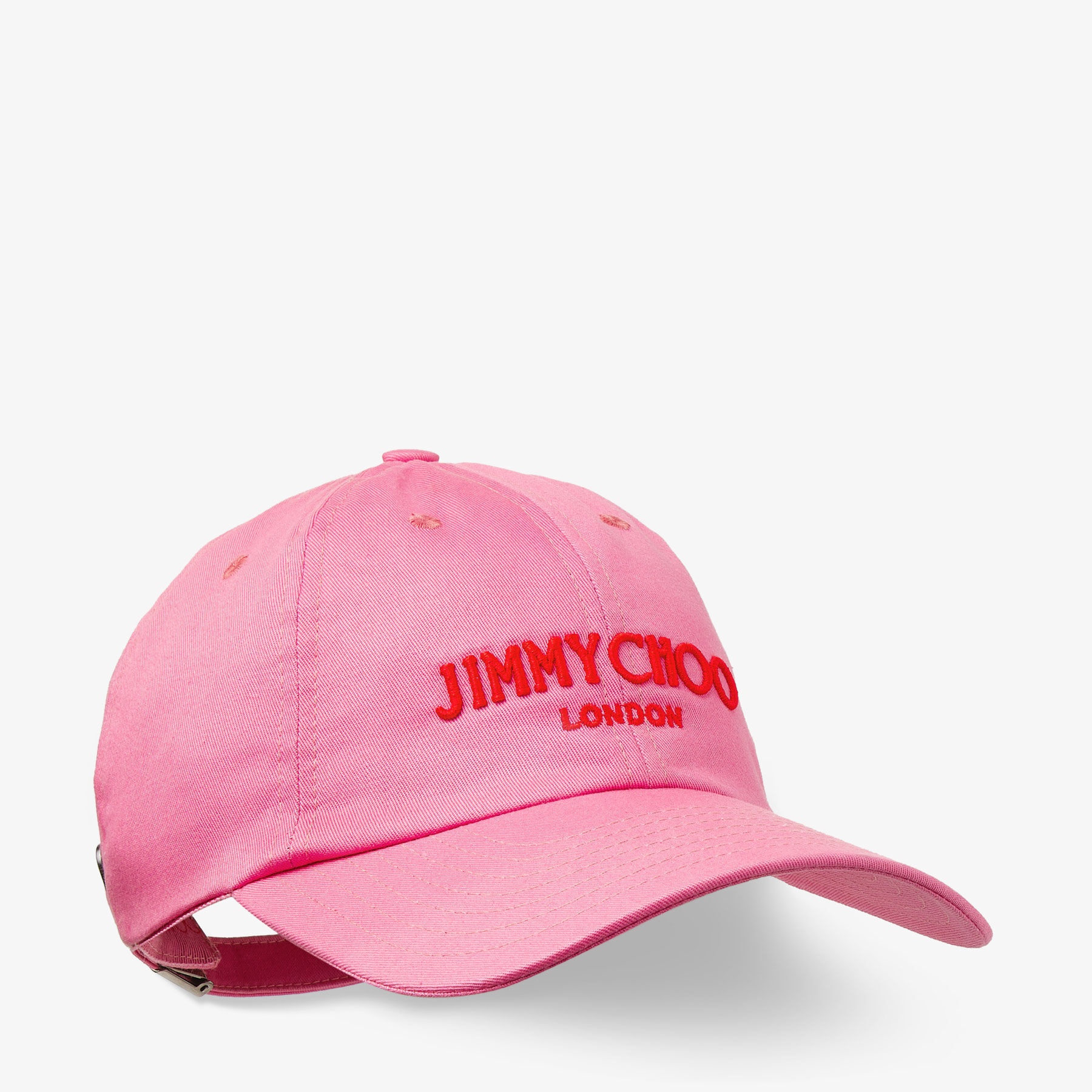 Pacifico
Paprika/Candy Pink Embroidered Cotton Baseball Cap - 1