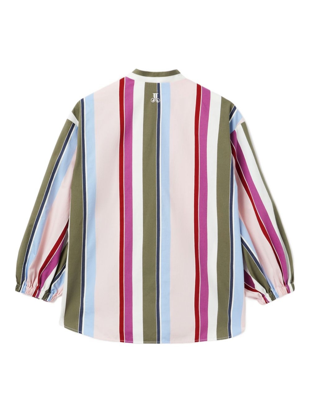 Jackie striped balloon-sleeve blouse - 3