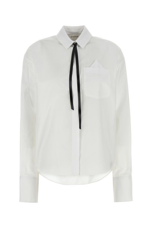 White poplin Gesso shirt - 1