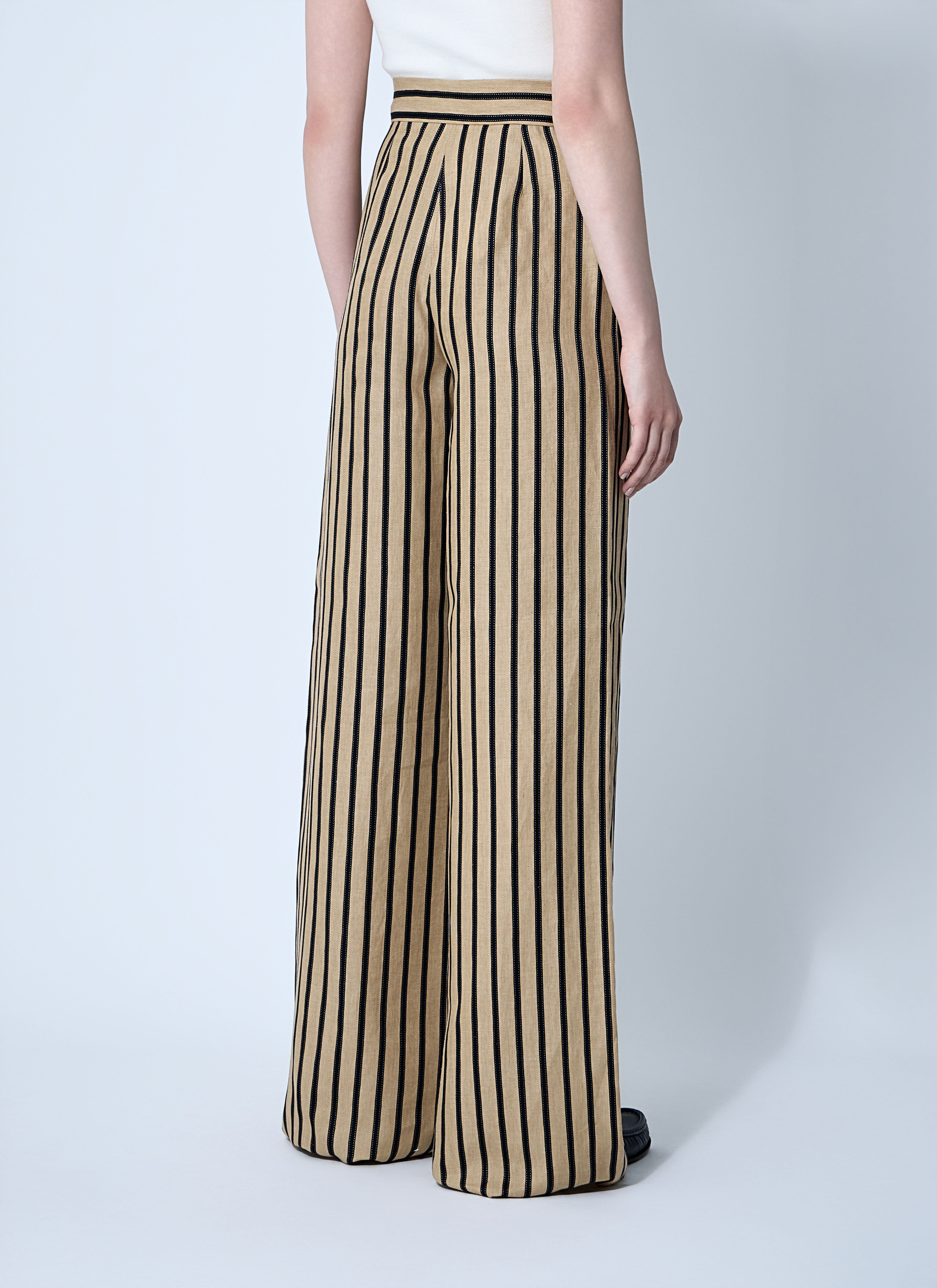 Striped Tailored Pants - 4