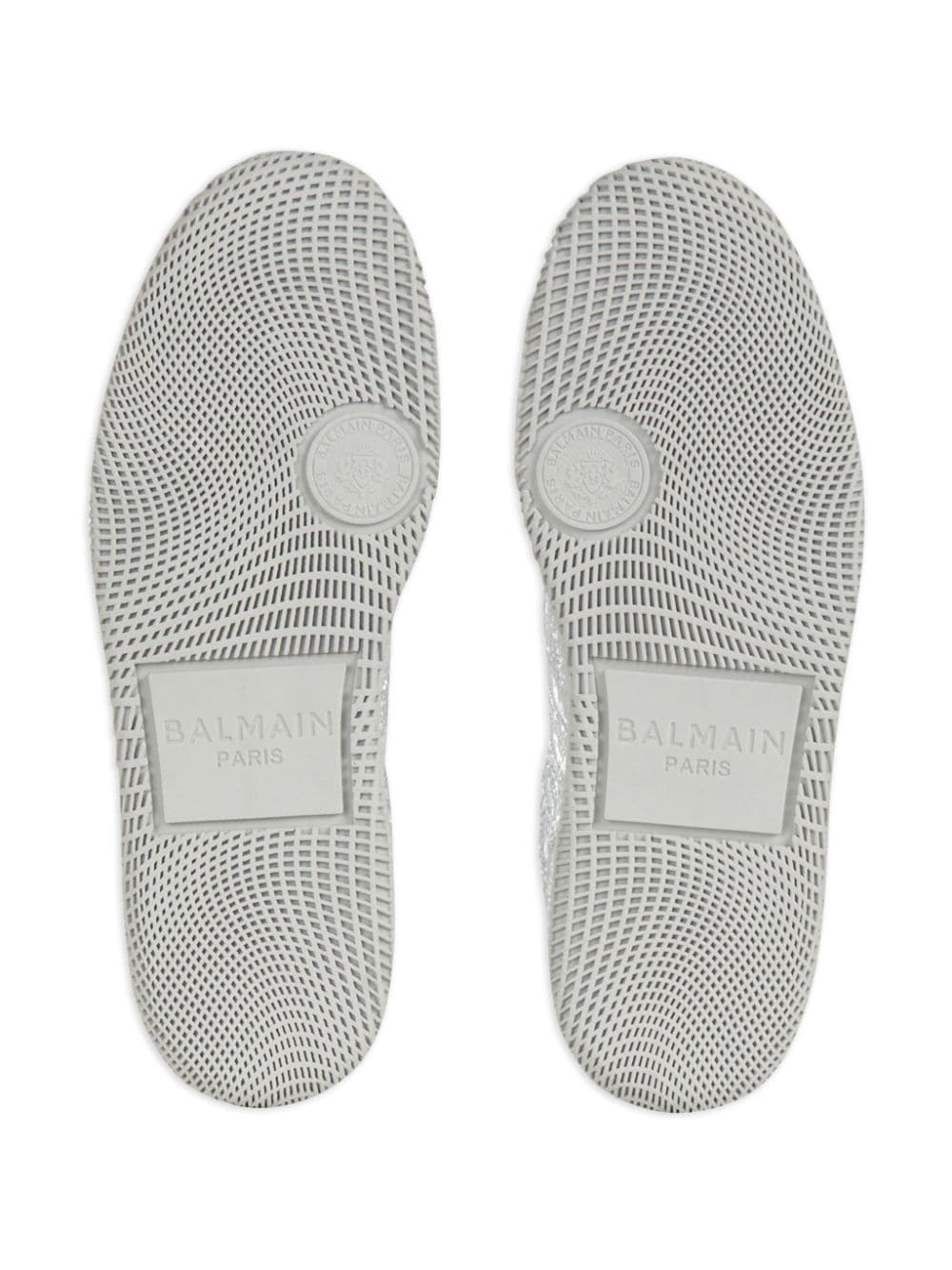 Swan metallic-leather sneakers - 5