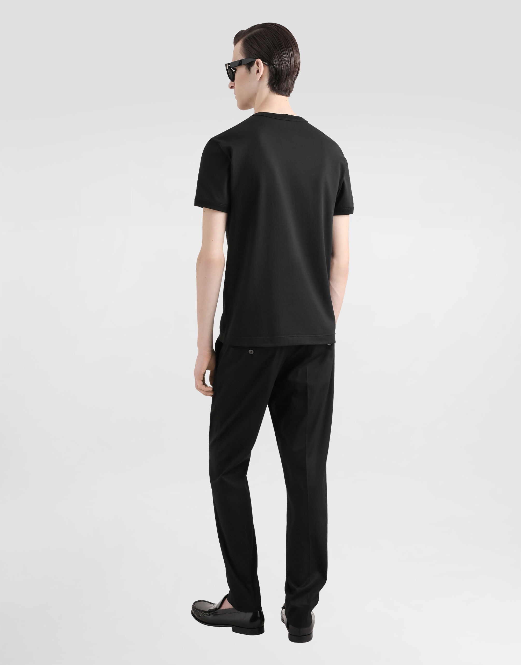 Cotton T-shirt with heraldic patch - 3