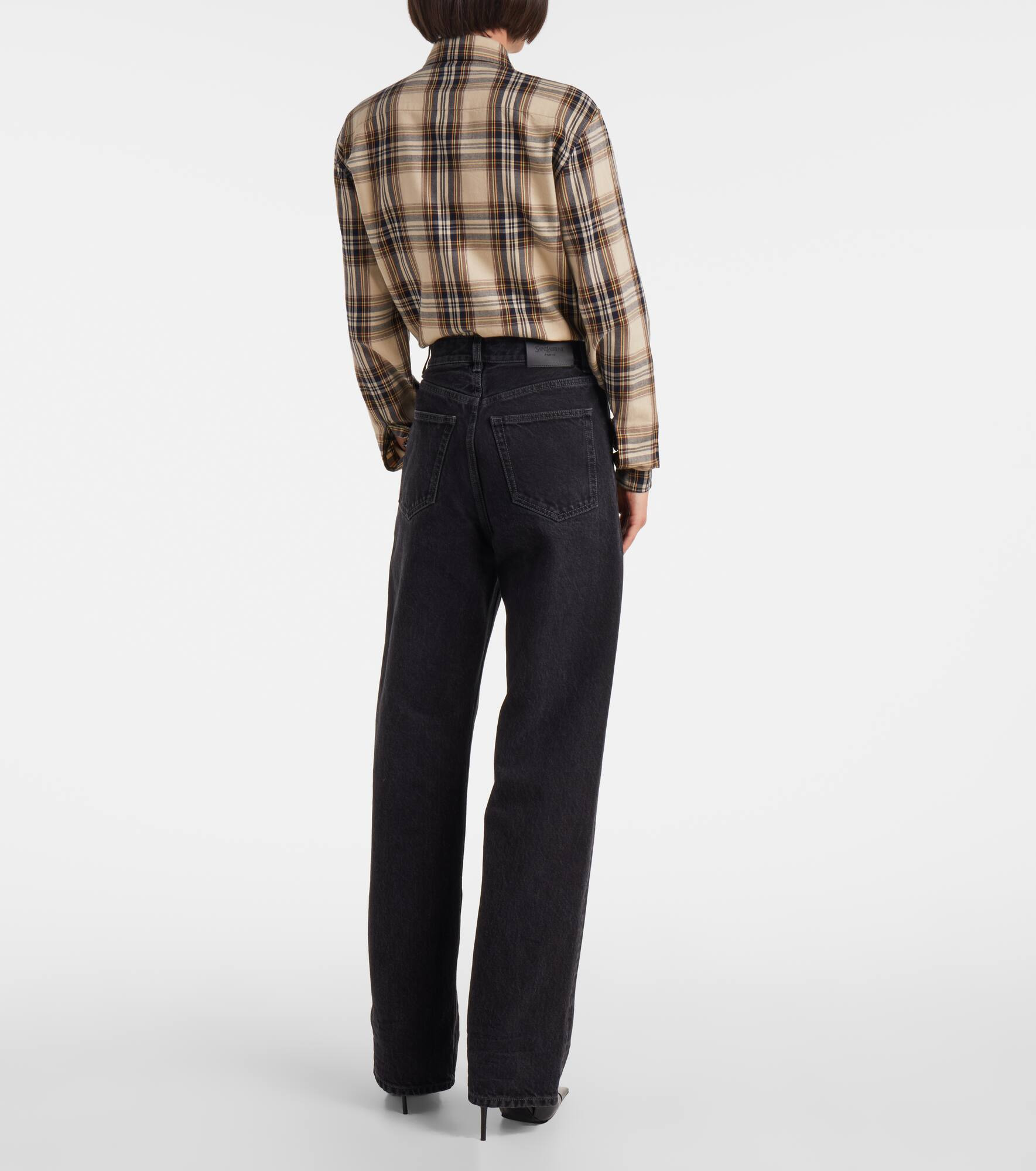 High-rise wide-leg jeans - 3