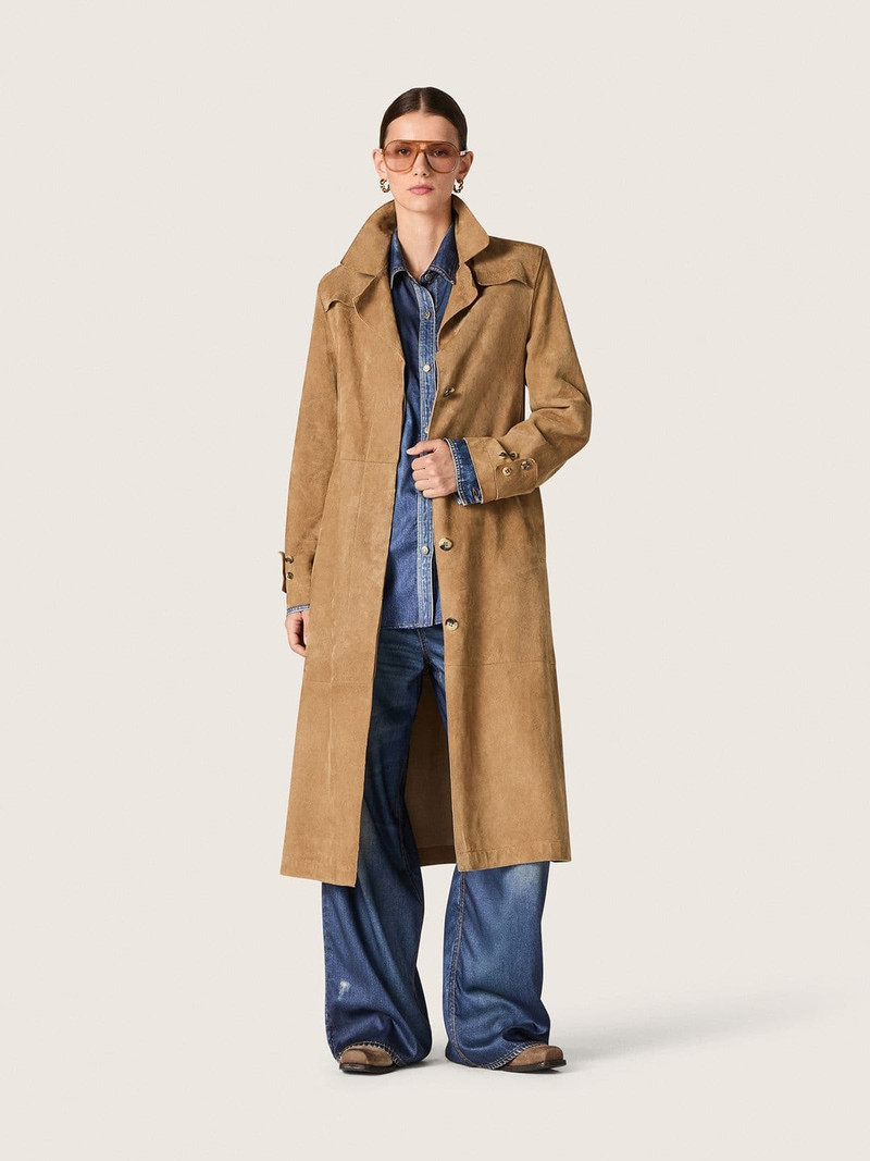 Women's oversized shirt with a lived-in denim effect 3