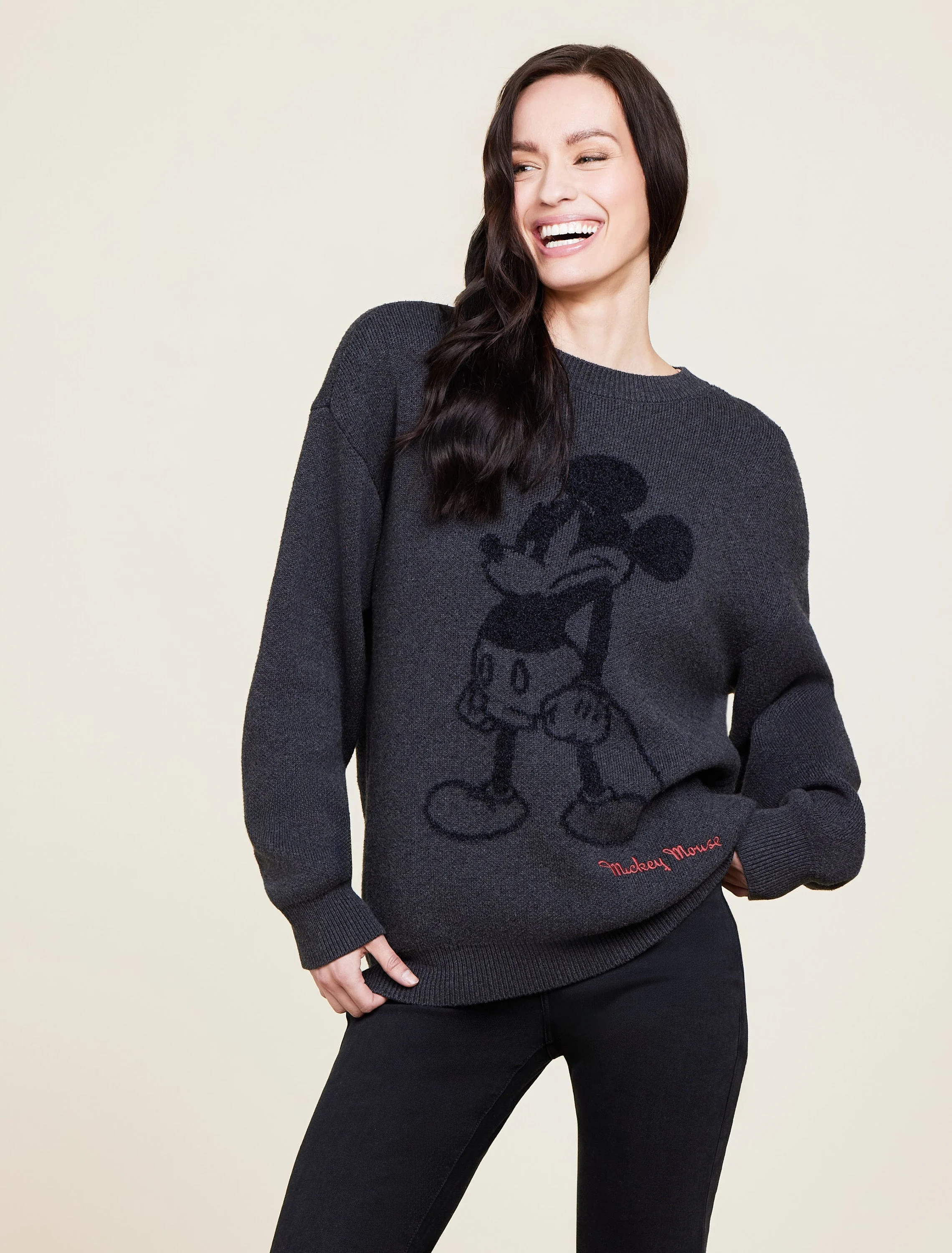 CozyChic Lite® Cotton Unisex Disney Angry Mickey Pullover - 1