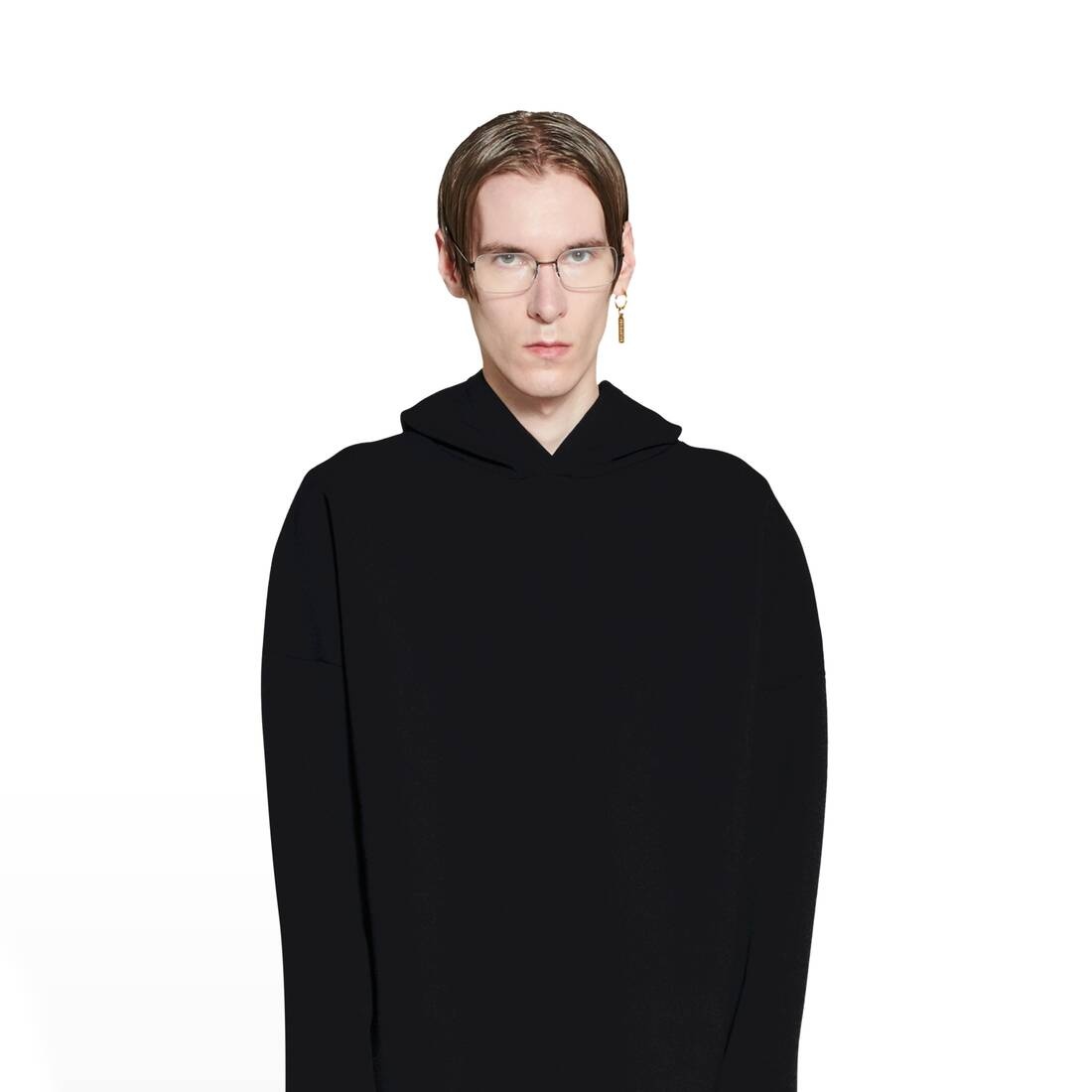 Hoodie in Black - 6