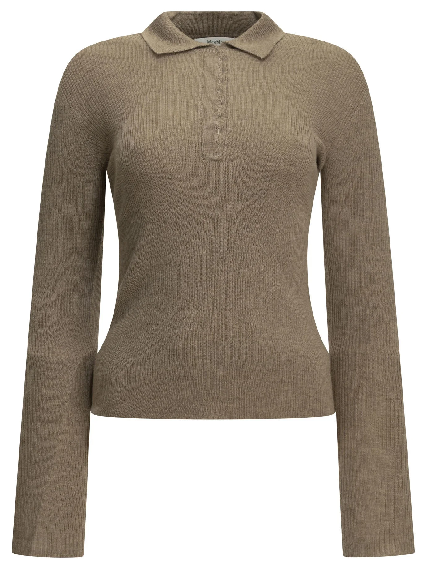 Max Mara Cashmere Polo Shirt Beige Women - 1