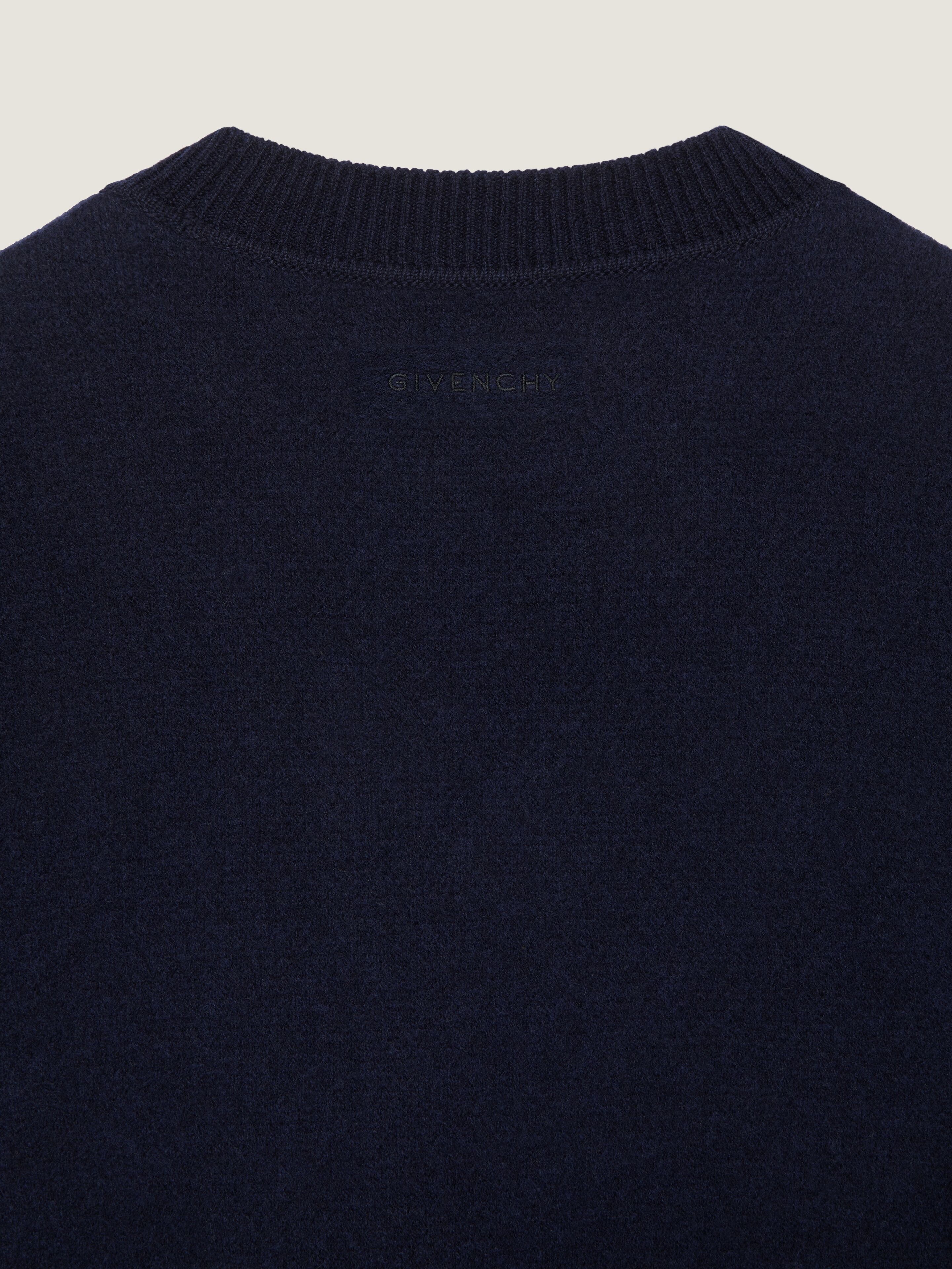 SWEATER IN WOOL WITH BRUSHED AFTERNOON LIGHT JACQUARD - 4