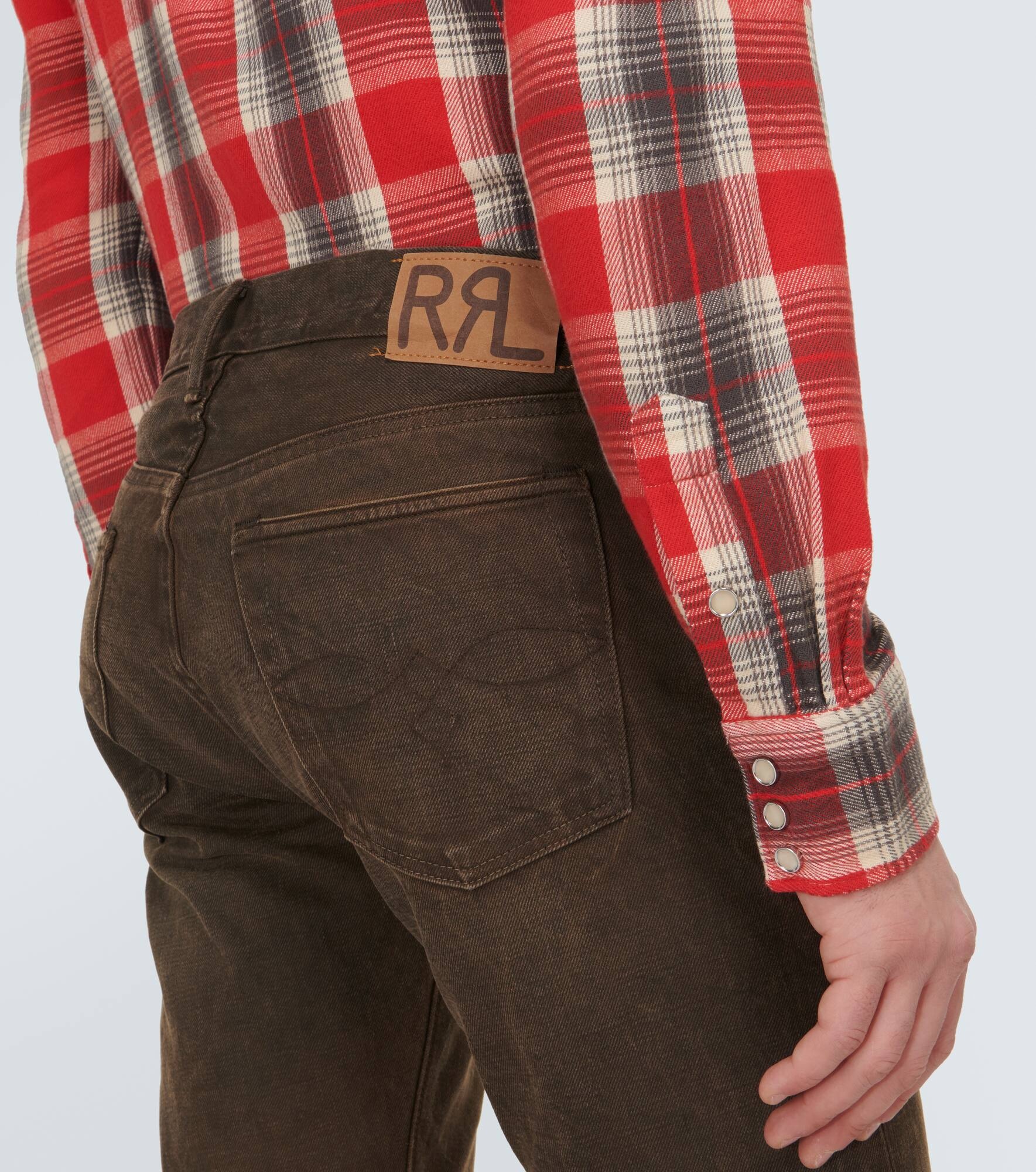 Patched slim jeans - 5