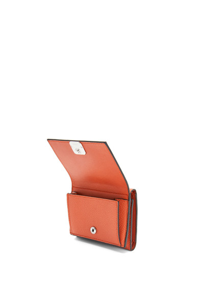 Loewe Anagram trifold 6 cc wallet in pebble grain calfskin outlook