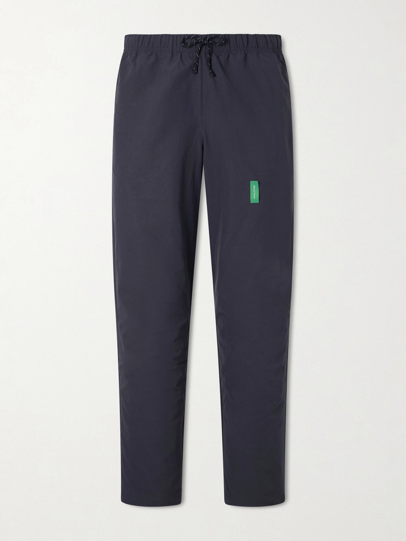 Tussar Straight-Leg Nylon Trousers 1