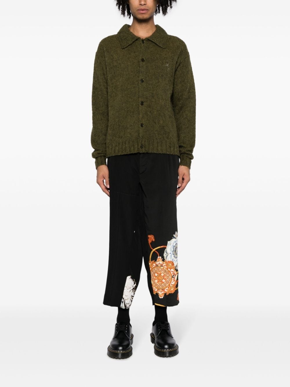 tapered cropped trousers - 2