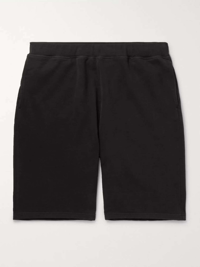 Brushed Loopback Cotton-Jersey Shorts - 1