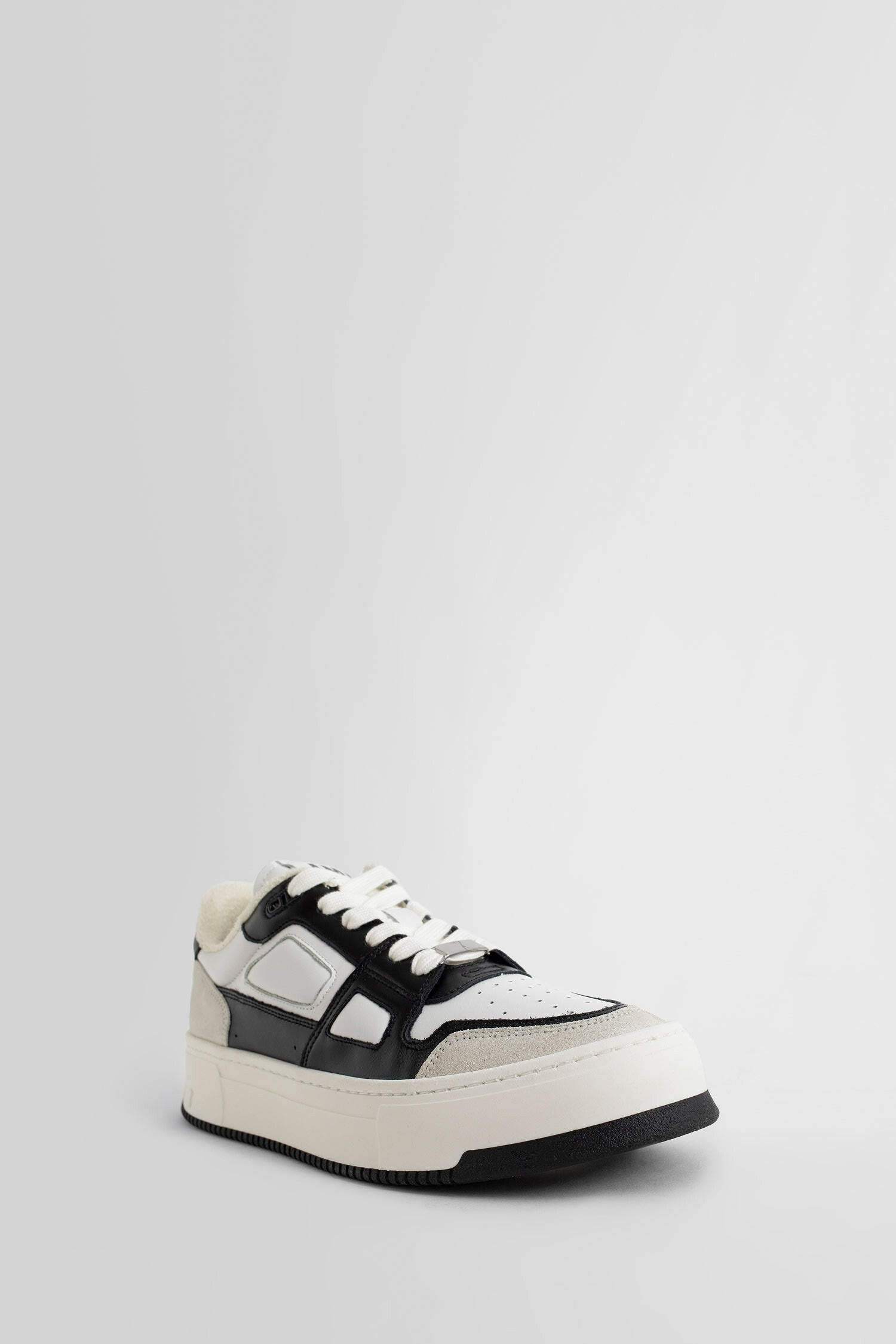 AMI PARIS MAN BLACK&WHITE SNEAKERS - 2