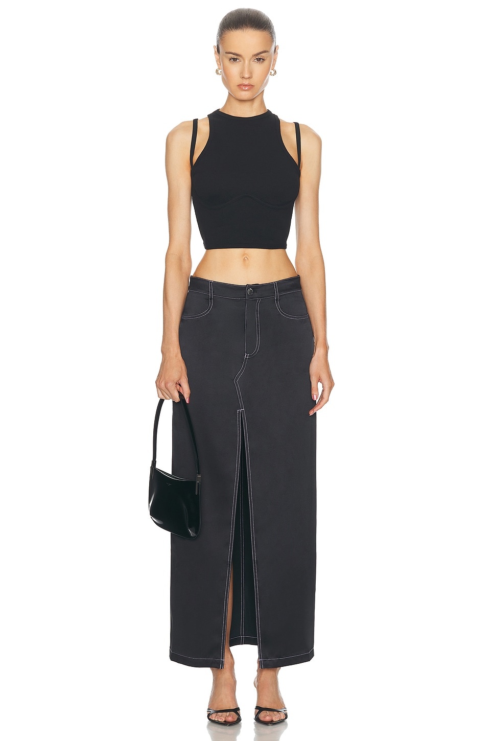 Silk Maxi Skirt - 5