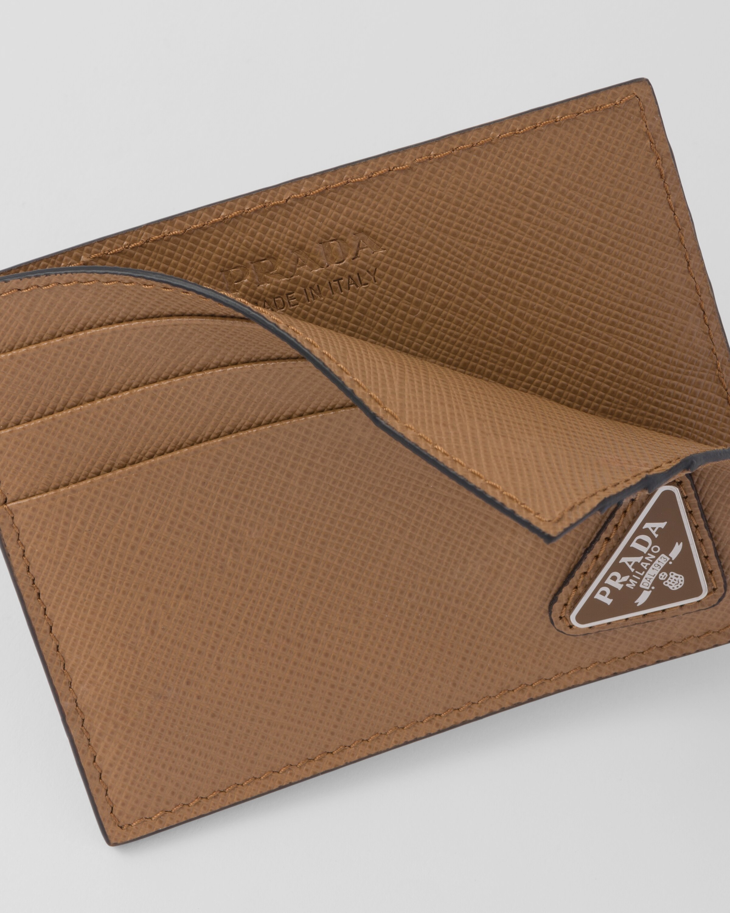 Saffiano leather card holder - 4