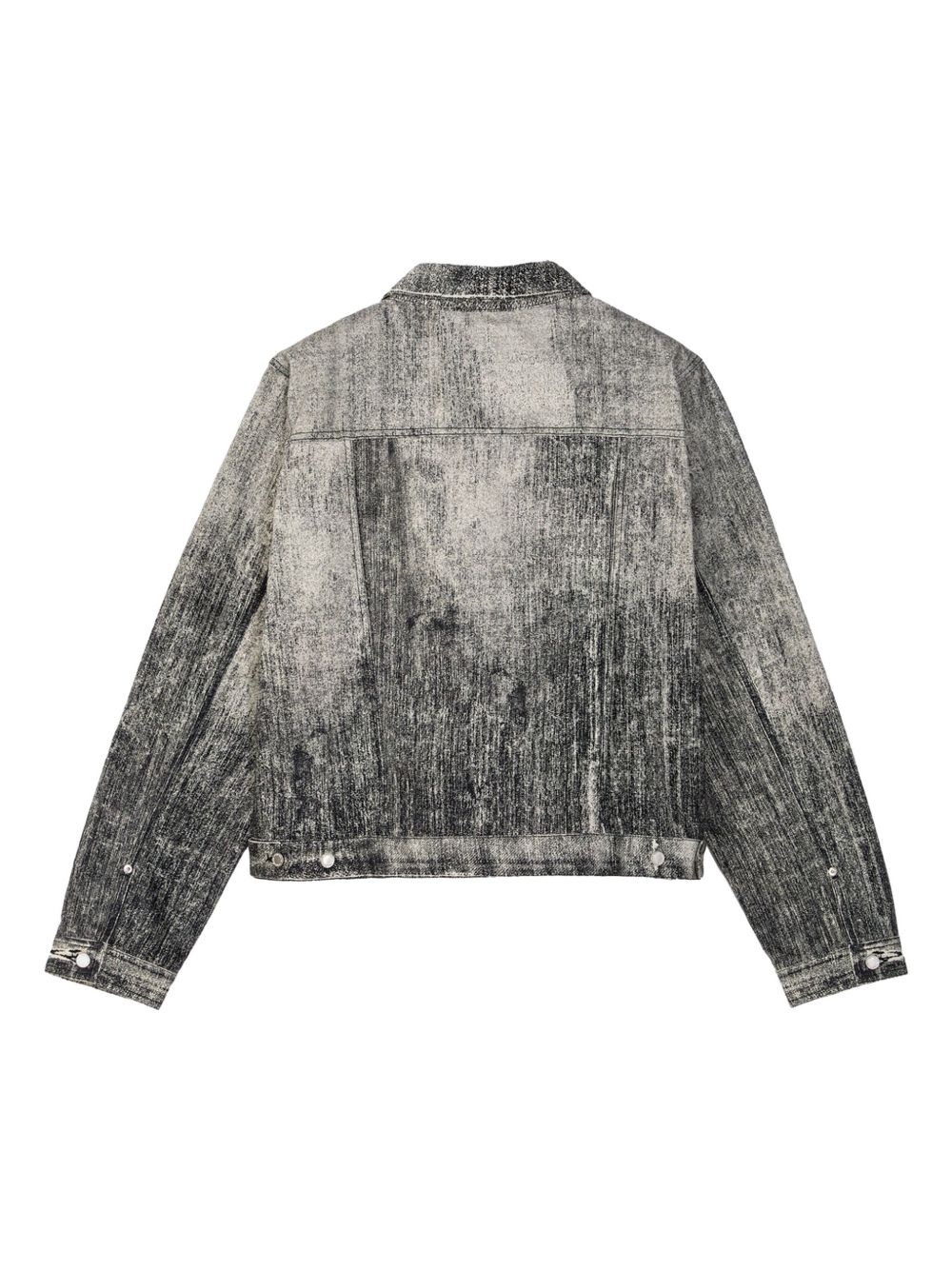 distressed denim jacket - 2