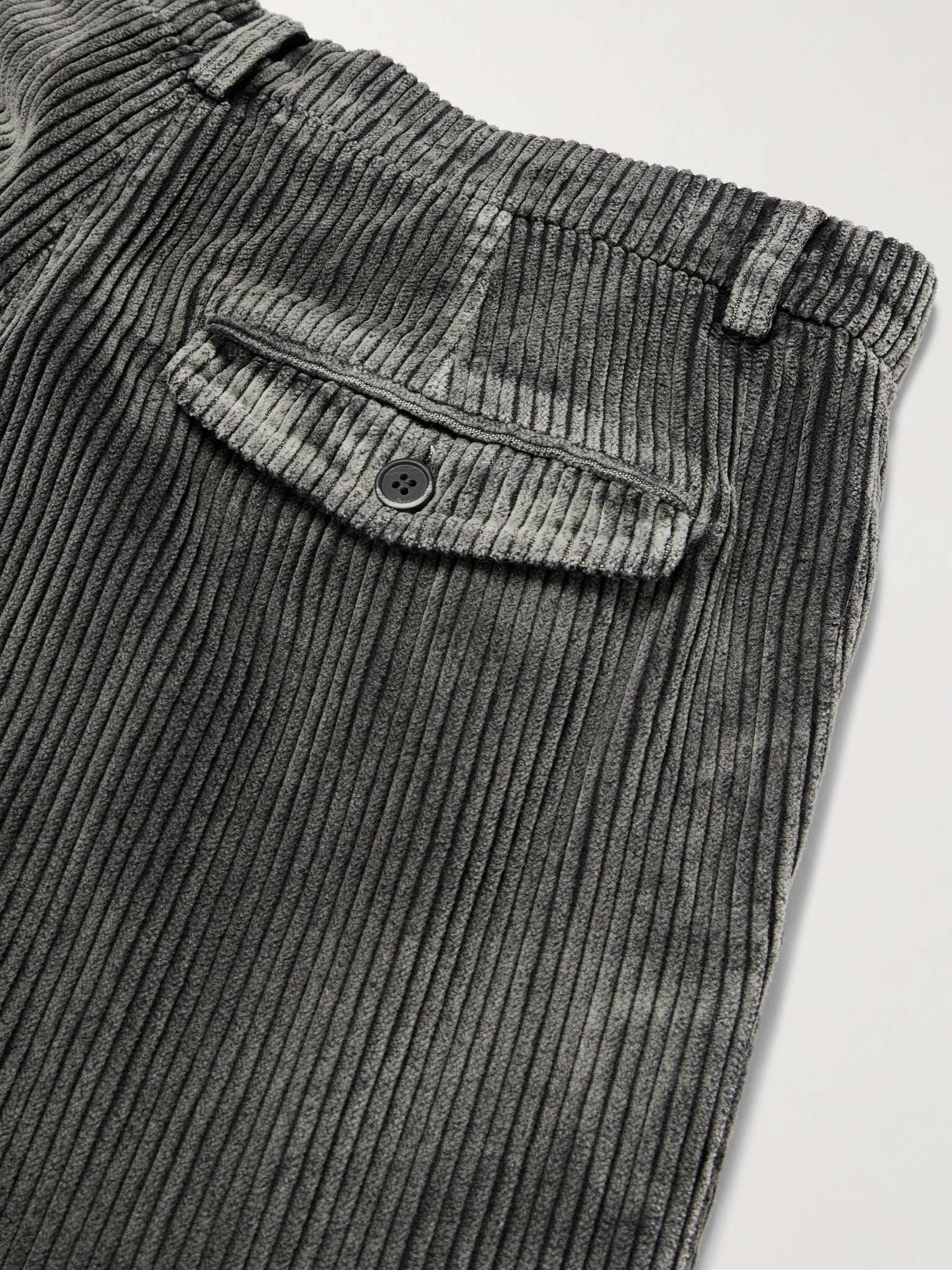 Canasta Straight-Leg Garment-Dyed Cotton-Corduroy Trousers - 5