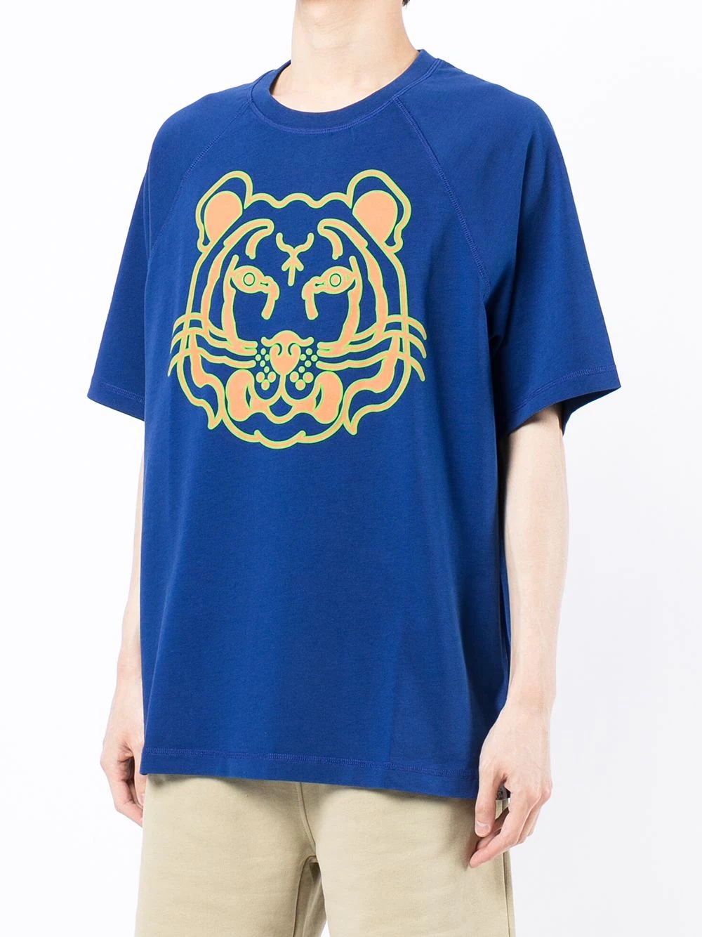 Tiger Head-print short-sleeved T-shirt - 2