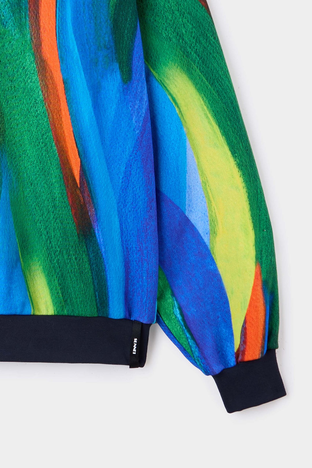 EMBROIDERED EIWS HOODIE / multicolor allover print - 3