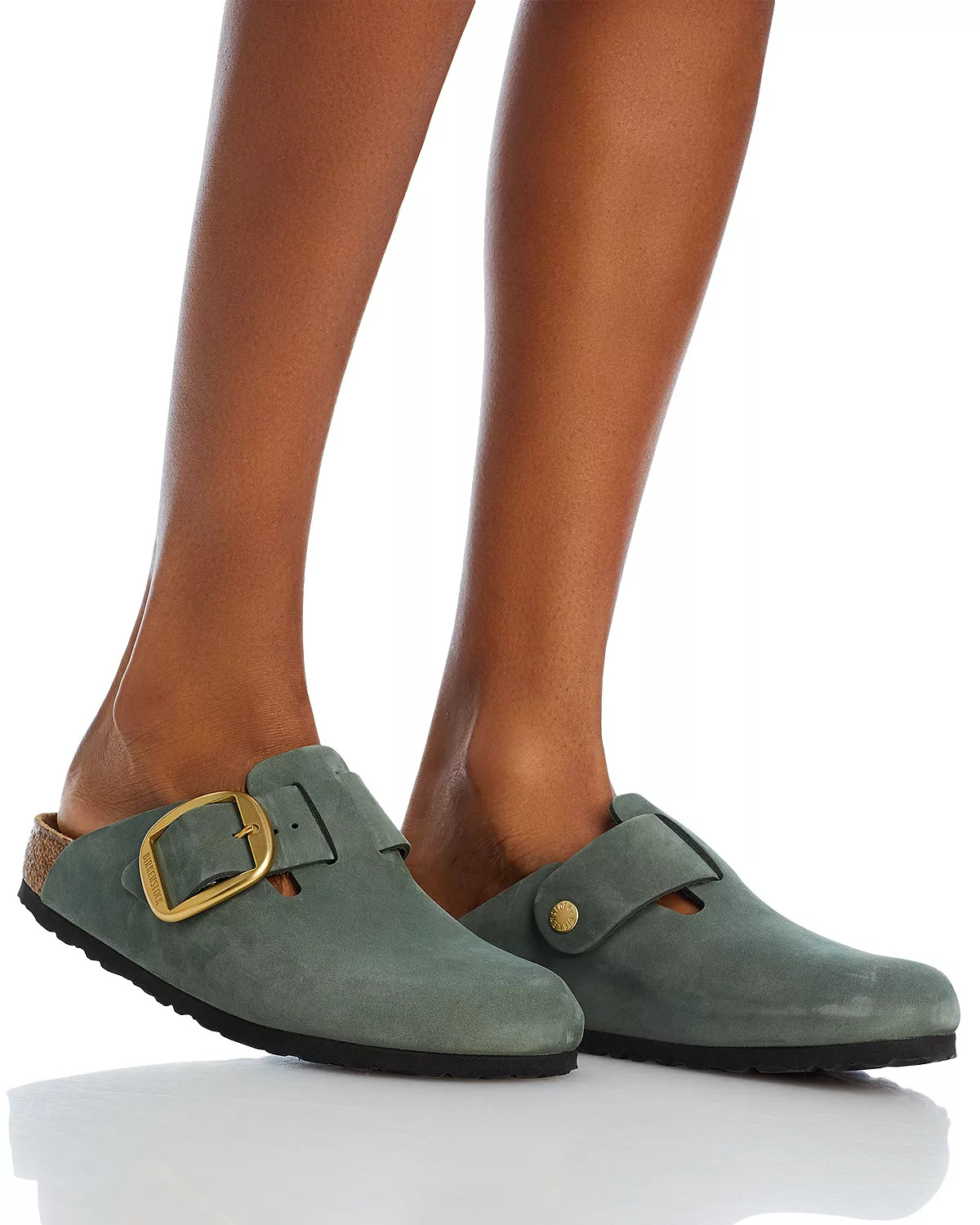 Women's Boston Big Buckle Clogs - 2