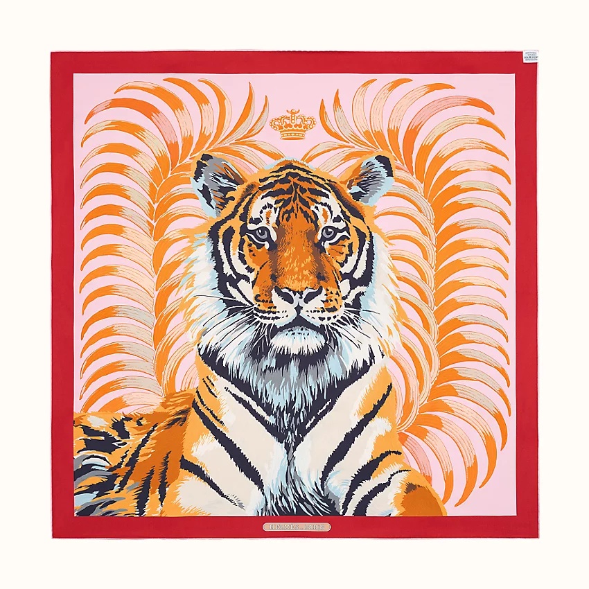 Tigre Royal double face scarf 90 - 5
