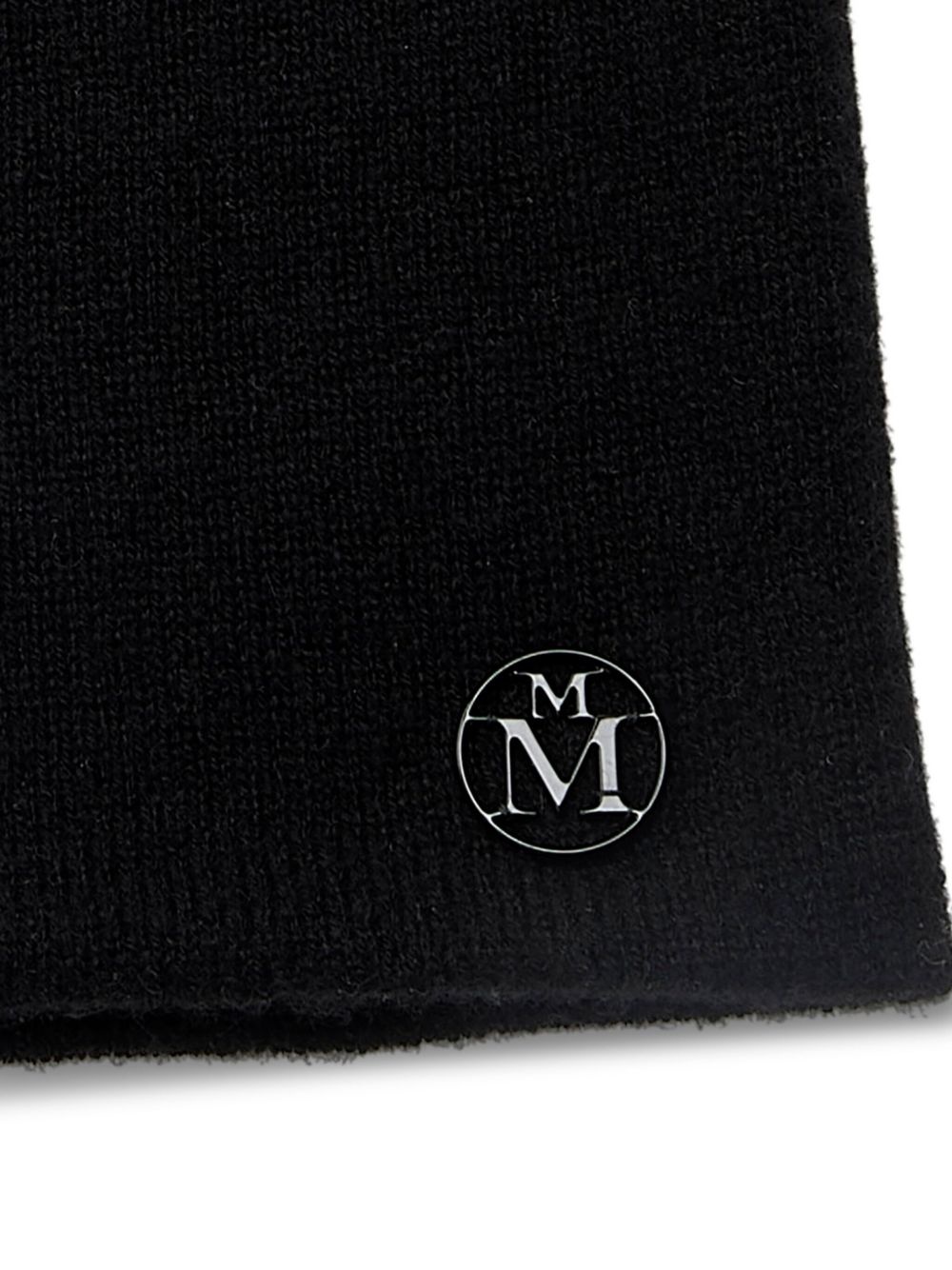 Loli logo-plaque cashmere beanie - 2