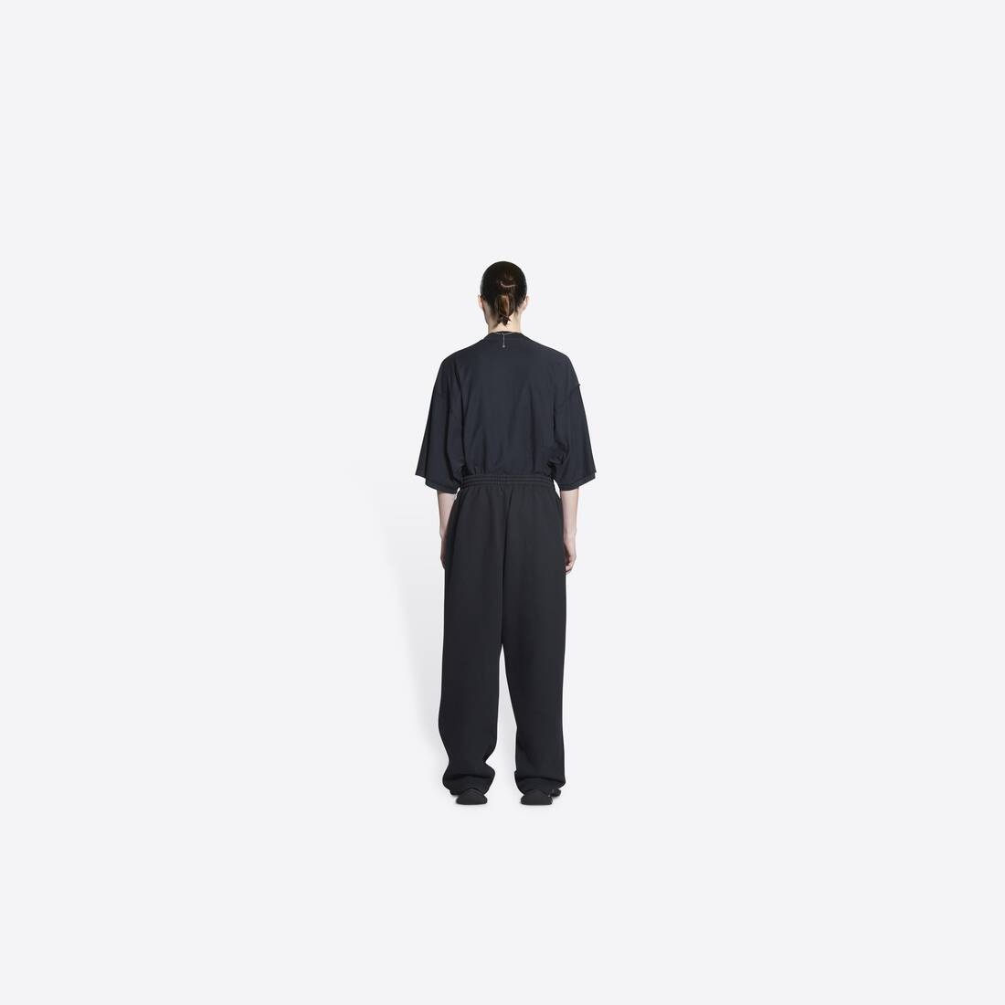 Men's Baggy Jogging Pants in Black - 5