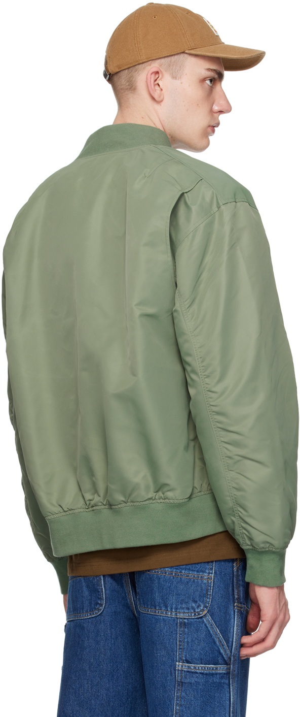 Green Otley Bomber Jacket - 3