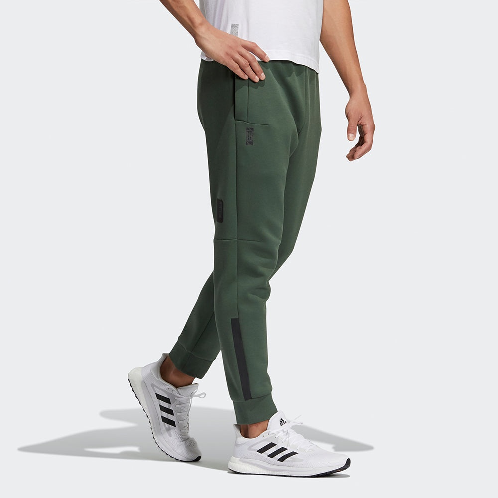 adidas Series WJ PNT PNT SWT Running Training Sports Long Pants Green GP0888 - 4